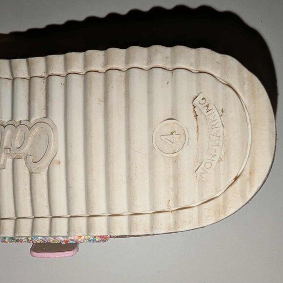 Cat & Jack Girls Glitter Buckle Sandals – Size 4 - Picture 5 of 8